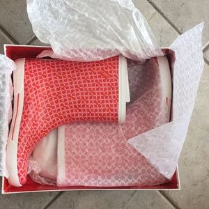 Coach rain boots